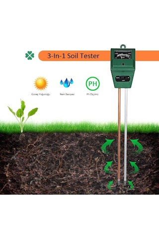 Toprak Nem Ve Işık Şiddeti Ölçer - Ph Metre