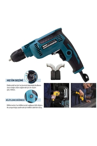 Branzeg BRZ105 Matkap 10 MM 580 W Devirli Vidalama