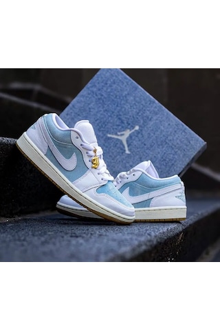 Nike Air Jordan 1 Low Se 'denim' W -sportxoutlet Mavi - Beyaz