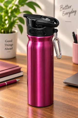 -12 500 Ml Çelik Matara Şah-2850 Pembe