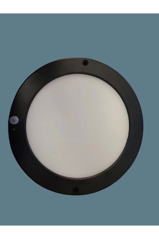 Horoz Martha 18w Yuvarlak Hareket Sensörlü Fotoselli Led Spot Siyah 6400k Beyaz Sıva Üstü Ve Sıva Al Çok Renkli