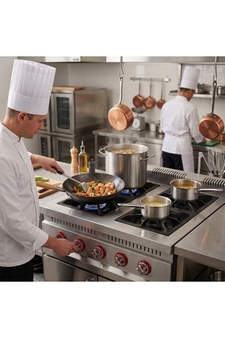 Silverinox Doğalgazlı 4 Ocak 1 Fırın Kapasiteli Kuzine 100x100 Cm Diğer