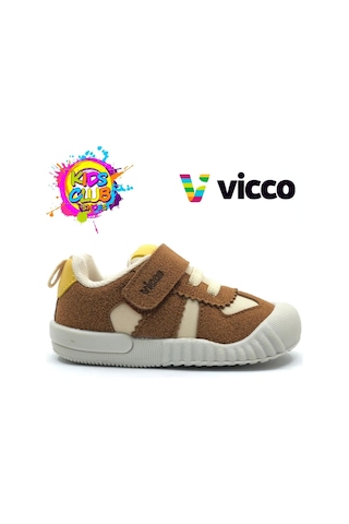 Vicco Nina İlk Adım Bebek Ortopedik Çocuk Spor Ayakkabı Bej