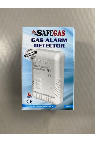 Safegas Doğalgaz Ve Lpg Gaz Alarm Cihazı Ve Dedektörü Sf-03