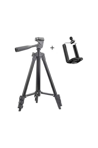 Dymax Cep Telefonları Için 102 Cm Tripod + Çanta+Telefon Tutucu