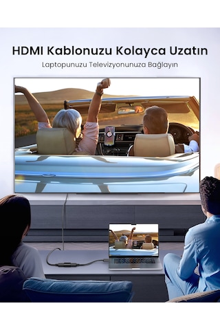 Ugreen Hdmı Birleştirme Uzatma Aparatı 4k/60hz, Siyah, 20107