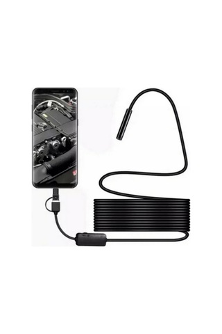 Vothoon Endoskop Yılan Video Kamera Led Li 5 Metre 7 Mm Sert Kablo Yüksek Kaliteli Stereo Diğer