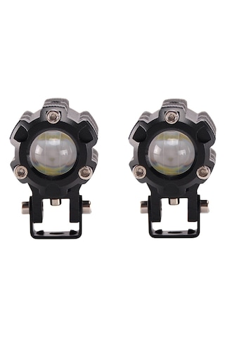 Offroad Sis Lambası 6.5 Cm X 4.5cm 6.5cm Beyaz-sarı 10w 12-80v Set