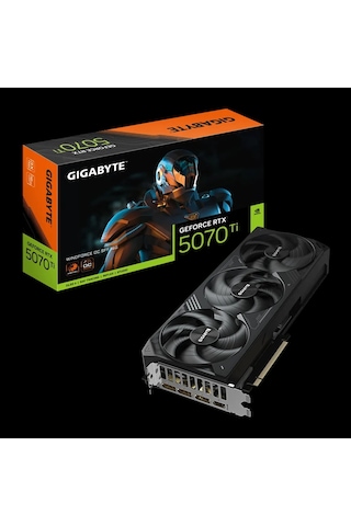 Gıgabyte Gv-n507twf3oc-16gd, Rtx5070tı, Wındforce Oc, 16gb, Gddr7, 256bıt, 3 Fanlı, 1xhdmı, 3xdp, Ga