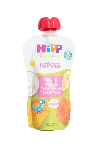 Hipp Organik Mangolu Yoğurtlu Muzlu Şeftali Püresi 100 G