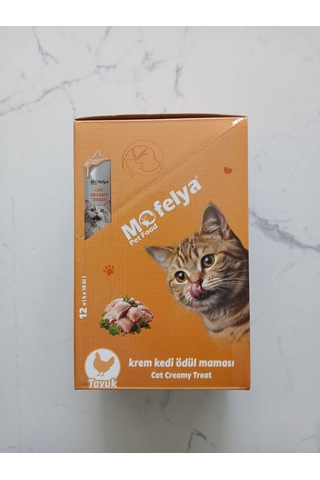 Krem Kedi Ödül Maması Tavuk Aromalı 12 4'lü Paket Toplam 48 Ad.