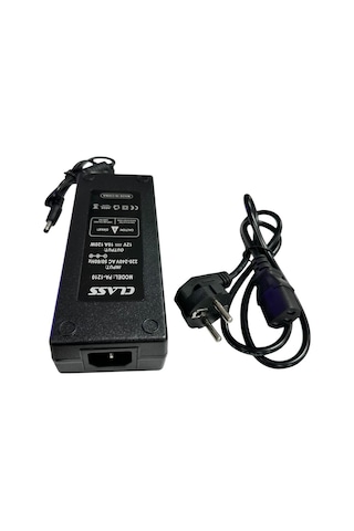 Class 12volt 10amper 120watt Plastik Kasa Adaptör 12v 10a 5.5x2.5mm Jak Fişli