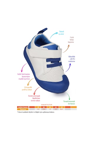 Roce Cırtlı Kız Bebek İlk Adım Ortopedik Günlük Ayakkabı Pembe