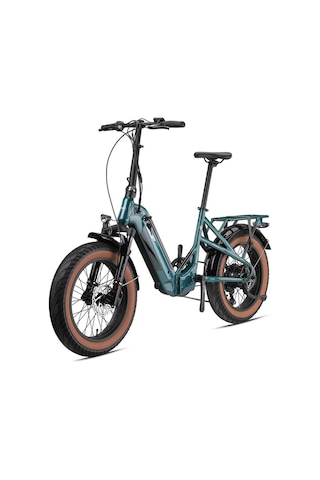 Loop Coaster Hidrolik Frenli Elektrikli Katlanır Bisiklet Kırmızı