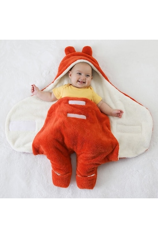 Owlishop Owli Dış Kundak 0-6 Ay Turuncu