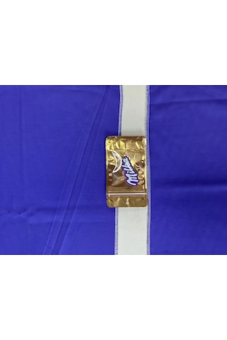 Milka Mor Sırt Havlusu Seti Ön Ve Arka Dikiz Ayna Süsü Hediye