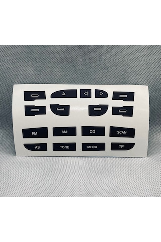 A3 S3 8p Uyumlu Radio Teyp Sticker Etiket Tamir Kiti 1 Adet