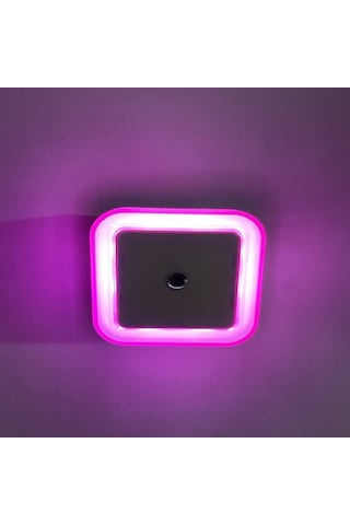 Cata 1W Fişli Fotoselli Gece lambası Ct-9500 Pembe Renk Mavi