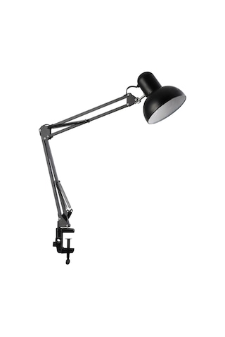 Perro Mandallı Siyah Ders Çalışma Masası Lambası Siyah