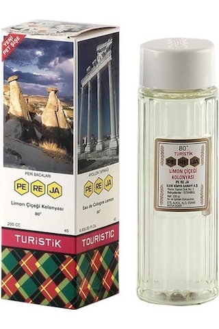 Pereja 80 Derece Turistik Limon Çiçeği Kolonyası Pet Şişe 200 ML