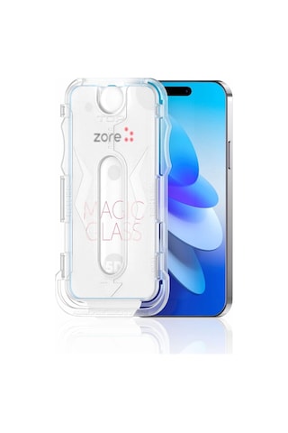 İphone 16 Pro Max Uyumlu Redclick Kolay Uygulama Aparatlı 5d Magic Glass Cam Ekran Koruyucu