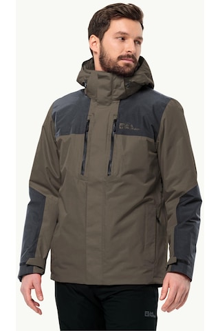 Jack Wolfskin Jasper 3ın1 Erkek Su Geçirmez Outdoor Mont Kahveren