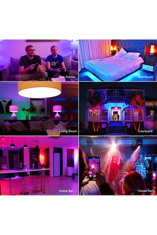 Wezone Tuya Wifi Akıllı Mum Ampulü 5w E12, Rgb Renk & Işık Şiddeti Ayarlanabilir, Alexa & Google Asistan Uyumlu