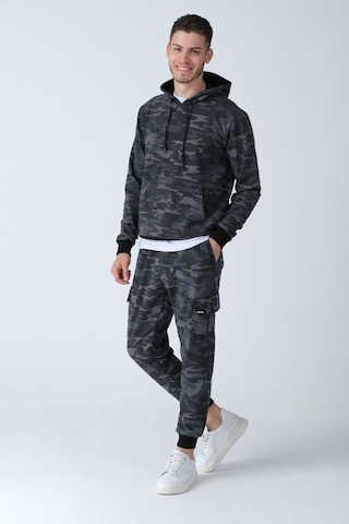 Alexander Gardi Alexandergardı Kamuflaj Desenli Kapüşonlu Sweatshirt E21-72100 001