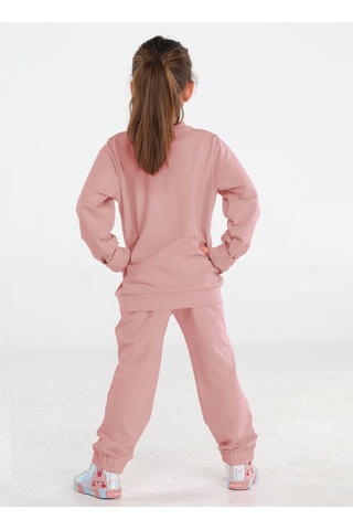 Kedi Prenses Gülkurusu Kız Çocuk Eşofman Takım-gülkurusu Gülkurusu