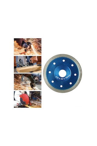 Symbee Seramik Kesici El Aletleri - Taş/keramik İçin Elmas Kesim Diski 105mm, 3000-11000 Rpm Hız Aralığı