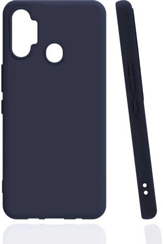 Tecno Spark 7 Pro Kılıf Zore Biye Silikon Lacivert