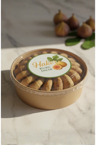 Dağ İnciri Süzme 500 Gr Organik Kuru İncir Yumuşak Tabak İçinde 500 G