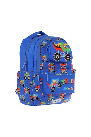 Kaukko Toys Erkek Çocuk 3d Kamyon Şekilli İlkokul Ve Günlük Sırt Çantası - Mavi - L5255 MAvi