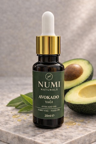 Avokado Yağı 20 Ml Soğuk Sıkım Saf Avokado Yağı Cilt, Saç Ve Bakım Yağı