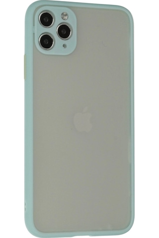 Apple Uyumlu iPhone 12 Pro Max Kılıf Montreal Silikon Kapak Turkuaz,
