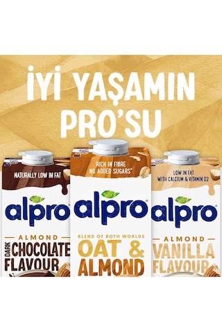 Alpro Yulaf Badem Sütü 1 L