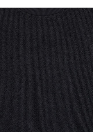 Lcwaıkıkı Classic Antrasit Bisiklet Yaka Erkek Sweatshirt