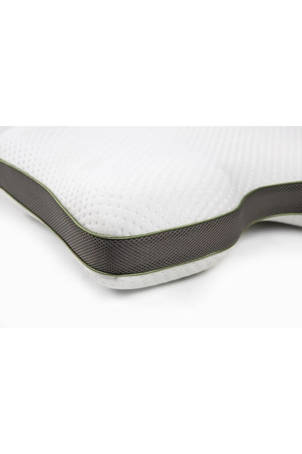Premium Soft %100 Visco Boyun Destekli Antibakteriyel Ortopedik Yastık Beyaz