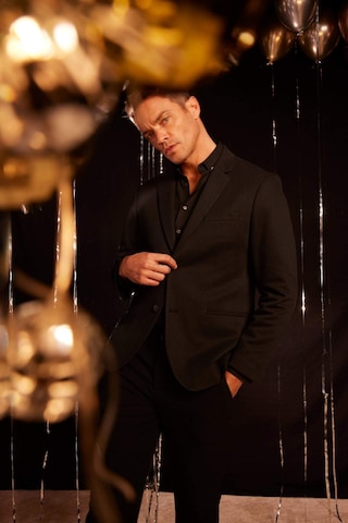 DeFacto Slim Fit Dar Kesim Astarlı Düğmeli Blazer Ceket N0503AZ25SPBK27