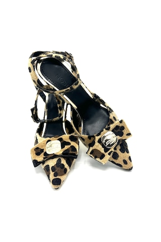 Nostra Shoes Leopar Mira Kadın Topuklu Ayakkabı Leopar
