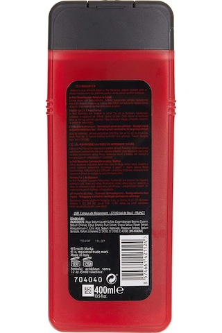 Le Petit Marseillais Men Serisi Kan Portakalı ve Safran Duş Jeli ve Şampuan 400 ML