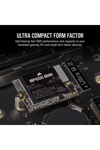 Corsair Mp600 Mını 1tb M.2 2230 Nvme Pcıe 4.0 Gen4 Ssd /cssd-f1000gbmp600mnr2