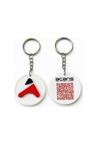 Firmanıza Özel Logo Ve Qr Baskılı Anahtarlık