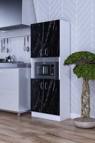 Çok Amaçlı Dolap Kapaklı Bölmeli Mutfak Balkon Banyo Dolap