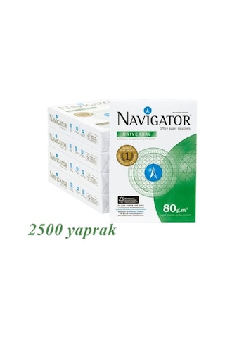 Navigatör A4 Fotokopi Kağıdı 80 G 1 Koli 5 Paket x 500 Yaprak