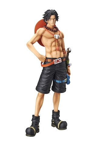 Banpresto Orijinal One Piece Figürü Portgas D. Ace Grandline 21 Cm