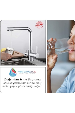 ACESER Yeni Nesil 3 Yollu Arıtma Bataryası Şebeke Ve Arıtma Çıkış