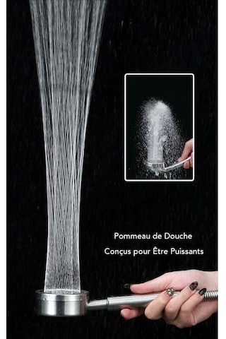 Paslanmaz Çelik Duş Başlığı 304 Su Tasarruflu Banyo Jet Boyutu B Diğer