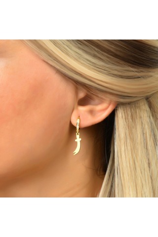 Zülfikar Taşlı Gümüş Küpe - Rose Rose