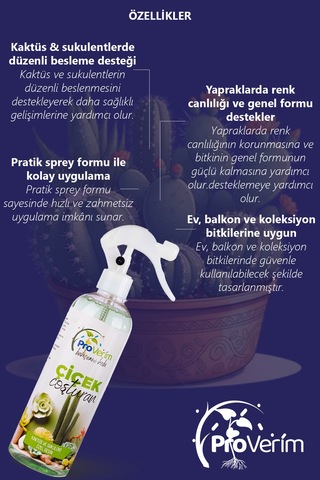 Proverim Kaktüs Ve Sukulent İçin Çiçek Coşturan 300 ML